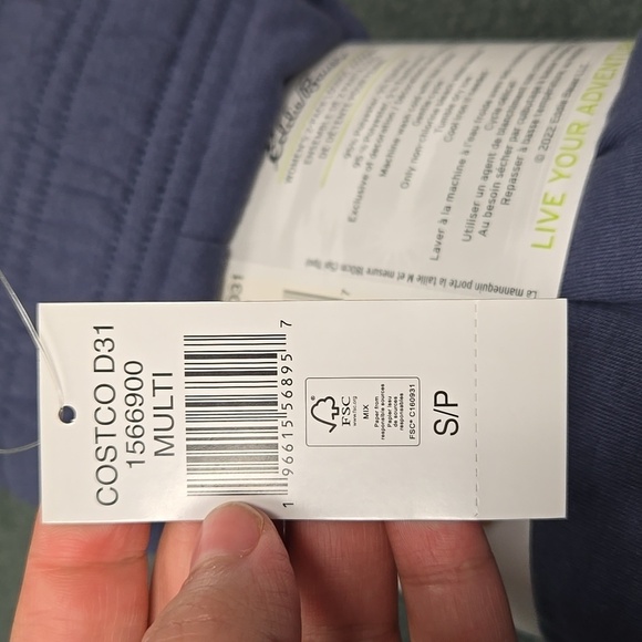 Eddie Bauer Size S Blue Pink Lounge Jogger Pants - Picture 7 of 7